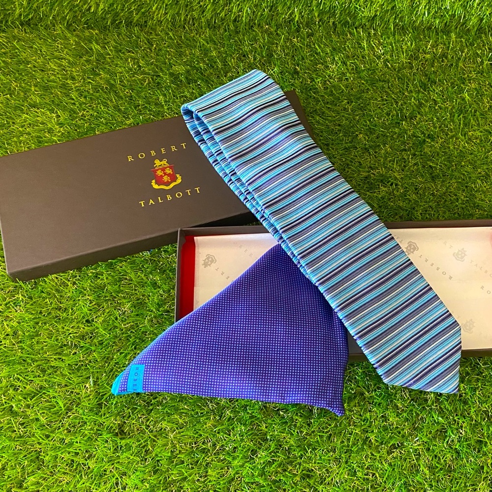 Robert Talbott NWT Tie with Pocket Square